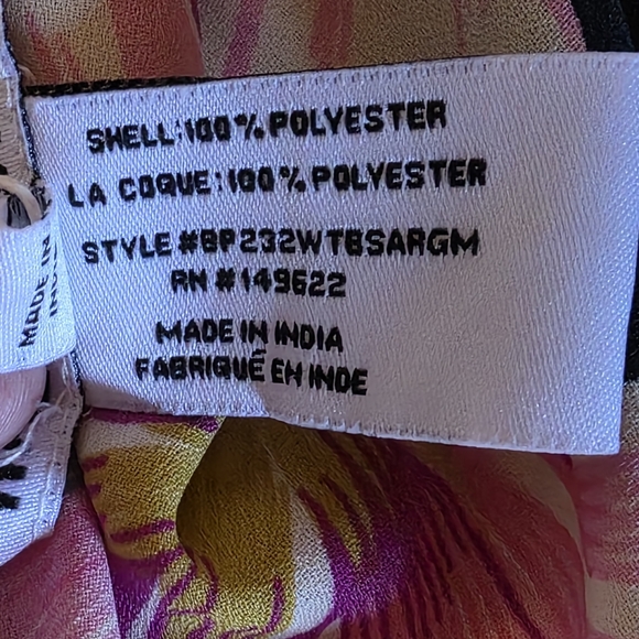 Walter Baker Paradise Sarong In Grand Magnolia OS NWT - Picture 3 of 6